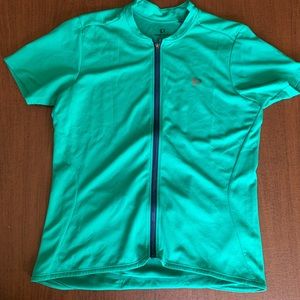 Women’s teal green Pearl Izumi zip up cycling/bike jersey